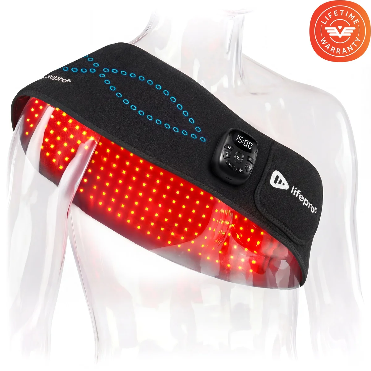 AllevaRed Pro Elite Red Light Therapy Belt — Oxyfitus