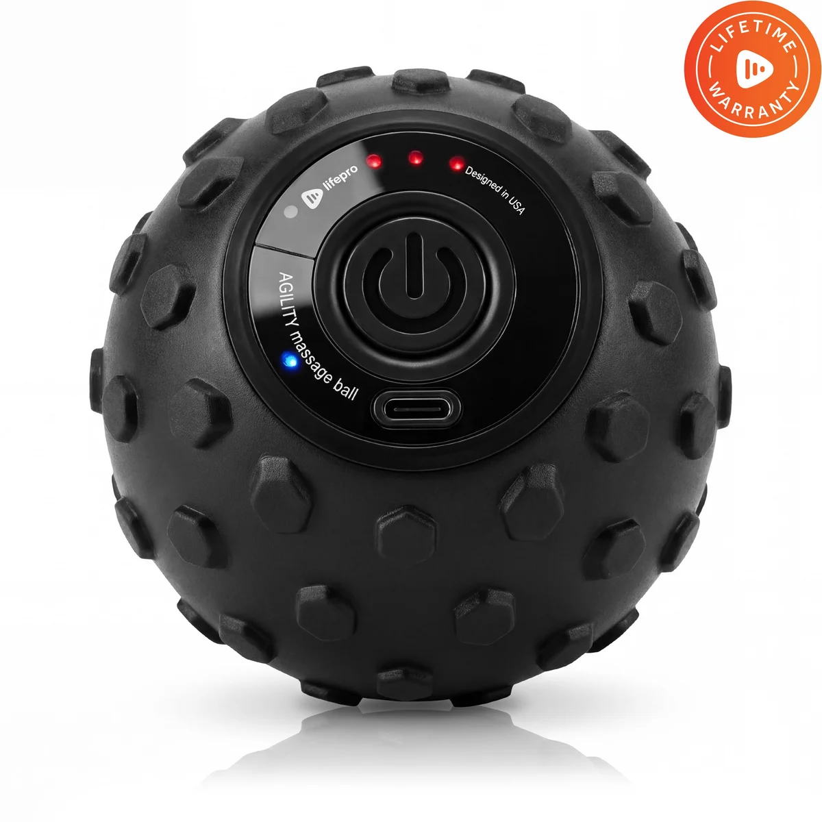 Agility 4-Speed Vibrating Massage Ball — Oxyfitus