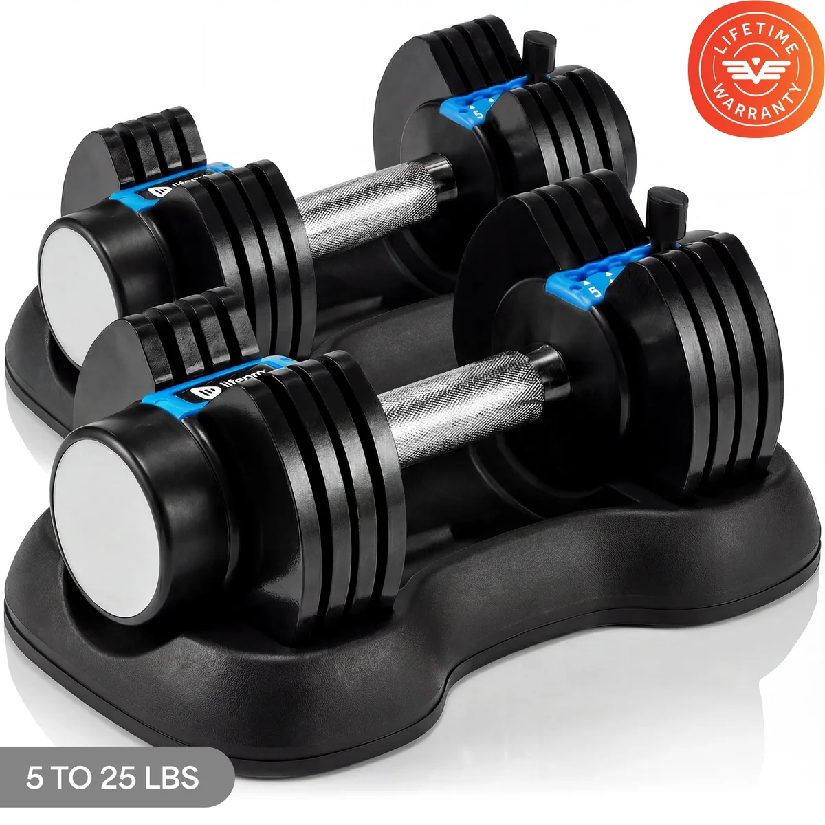 PowerFlow Plus (5–25 lb per dumbbell) — Oxyfitus