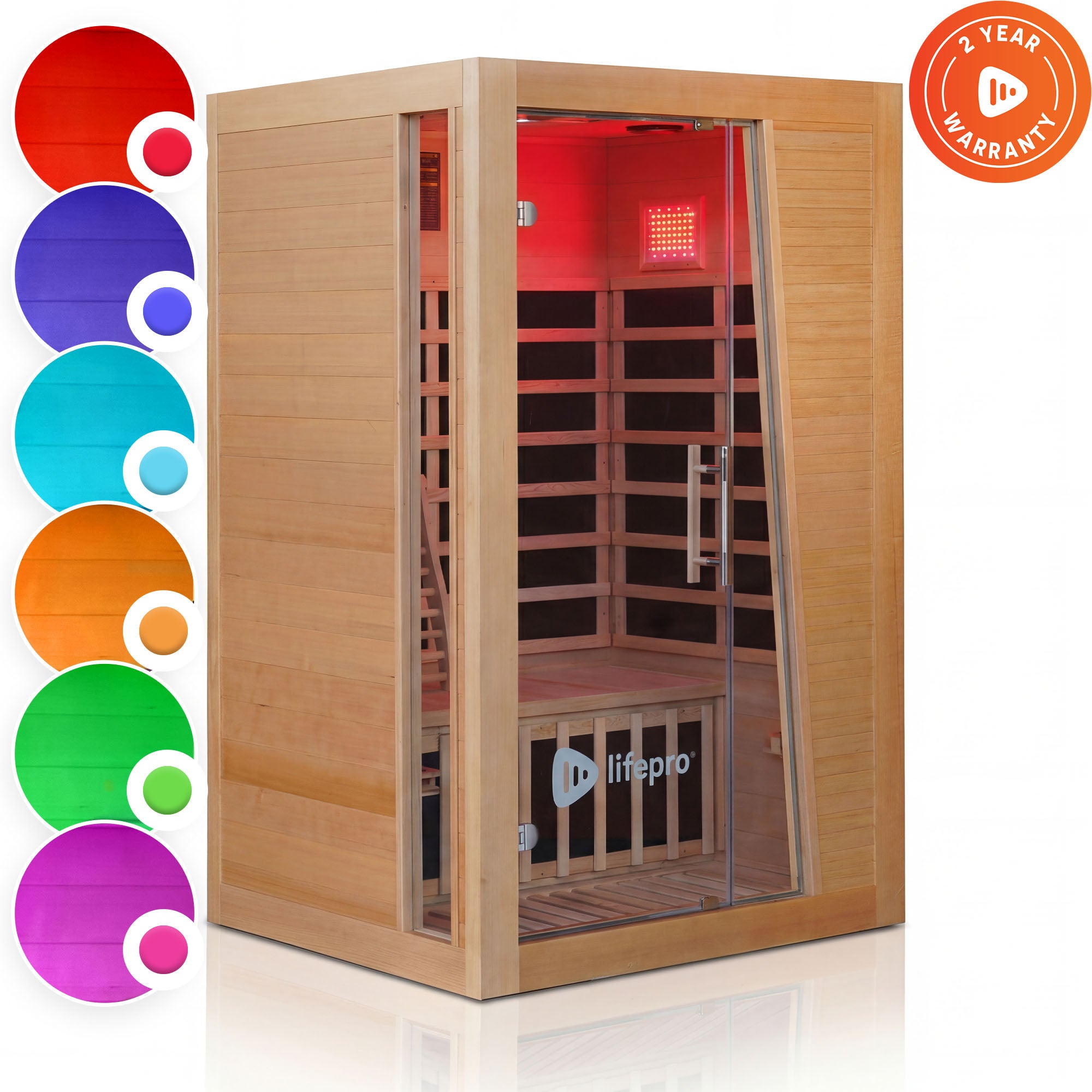 RejuvaCure™ Duet: Two-Person Infrared Sauna — OxyFit