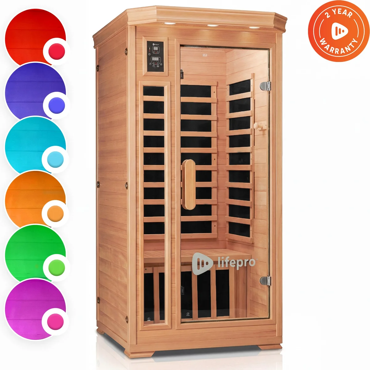 RejuvaCure™ One-Person Infrared Sauna — Oxyfitus