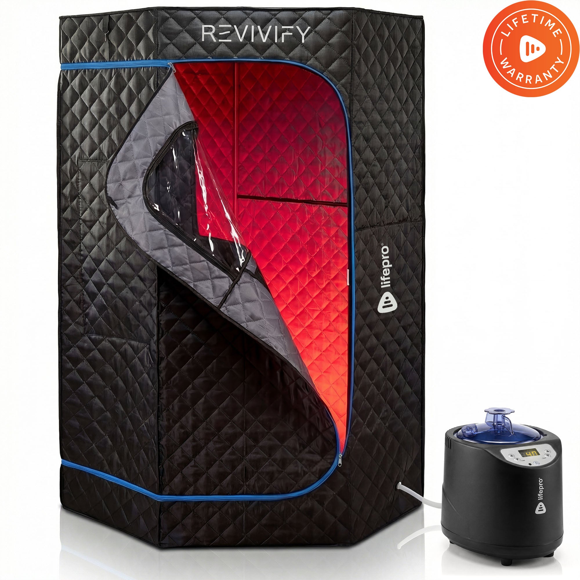 Revivify Deluxe Portable Red Light Steam Room — OxyFit
